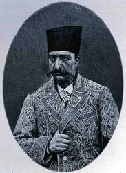 Naser od-Din the late Shah of Persia of Turkish blood, from The History of Mankind, Vol.III, by Prof. Friedrich Ratzel, 1898